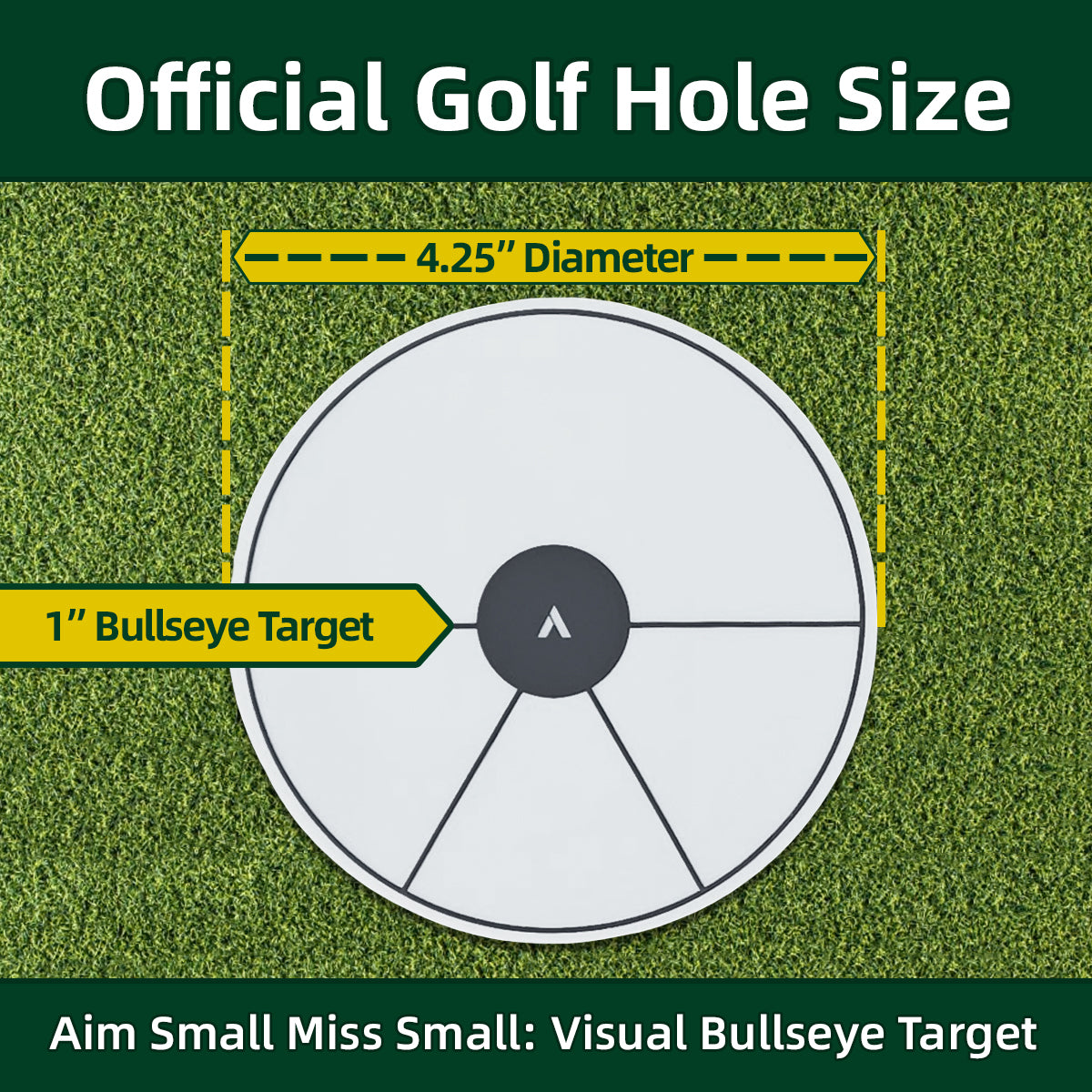 4 Pack ARYZE Ghost Hole Putting Targets